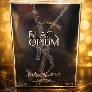 YSL Black Opium Eau de Parfum 3 oz 90ml Women’s Perfume NEW Sealed Authentic